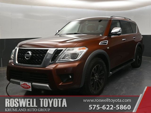 Red (Forged Copper) 2017 Nissan Armada SUV / Crossover Four-Wheel Drive 7-Speed Automatic