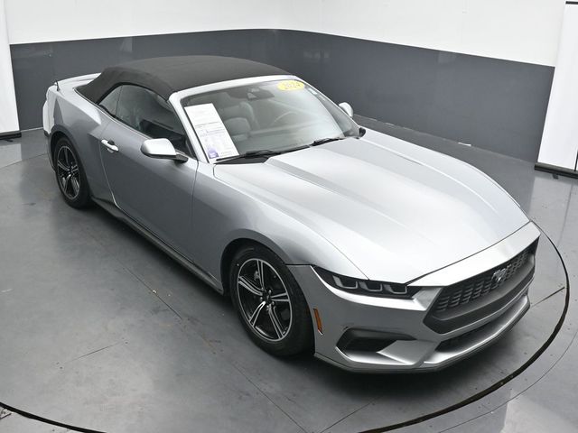 Silver Metallic 2024 Ford Mustang EcoBoost Premium Convertible RWD Convertible Rear-Wheel Drive Automatic