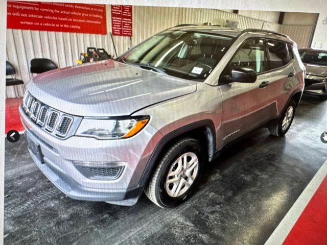 Billet Silver Metallic Clearcoat 2018 Jeep Compass Sport 4WD SUV / Crossover Four-Wheel Drive 9-Speed Automatic