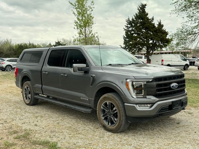 Carbonized Gray Metallic 2022 Ford F-150 Lariat SuperCrew 4WD Pickup Truck Four-Wheel Drive Automatic