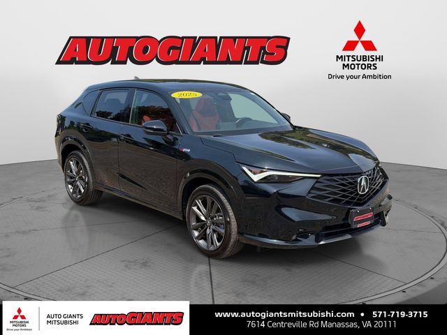 Crystal Black Pearl 2025 Acura ADX SUV / Crossover All-Wheel Drive Continuously Variable Transmission