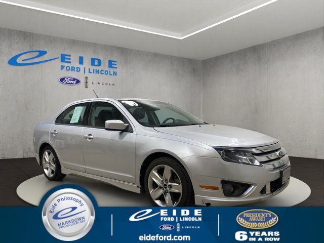Brilliant Silver Metallic 2010 Ford Fusion Sedan Front-Wheel Drive 6-Speed Automatic