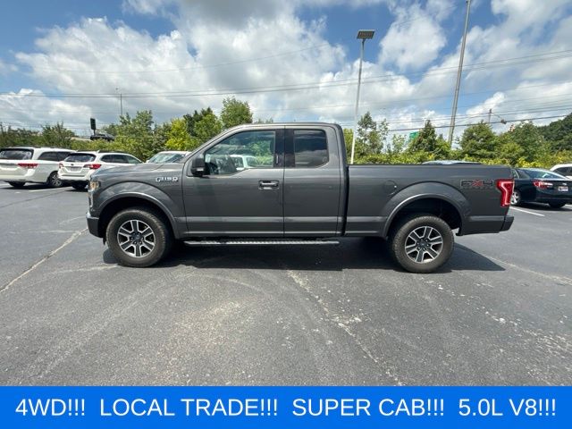 Gray (Magnetic Metallic) 2015 Ford F-150 Pickup Truck Four-Wheel Drive 6-Speed Automatic