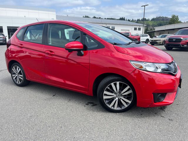 Red 2015 Honda Fit EX Hatchback Front-Wheel Drive Continuously Variable Transmission
