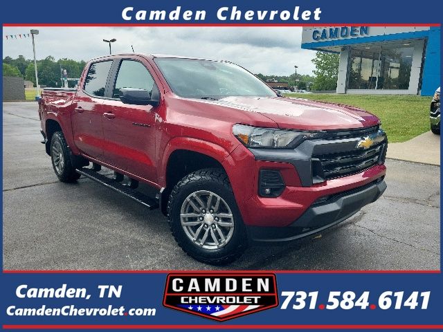 Radiant Red Tintcoat 2024 Chevrolet Colorado LT Crew Cab 4WD Pickup Truck Four-Wheel Drive 8-Speed Automatic