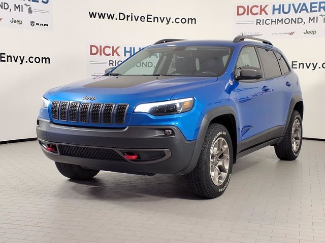 Hydro Blue Pearlcoat 2020 Jeep Cherokee SUV / Crossover Four-Wheel Drive 9-Speed Automatic
