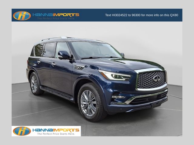 Hermosa Blue 2024 INFINITI QX80 SUV / Crossover All-Wheel Drive 7-Speed Automatic