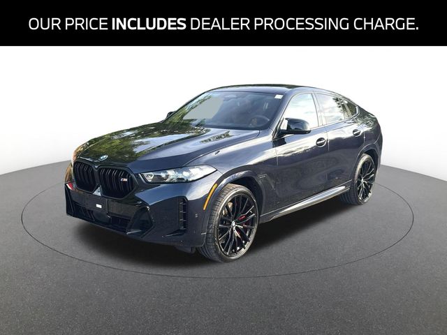 Carbon Black Metallic 2024 BMW X6 SUV / Crossover All-Wheel Drive 8-Speed Automatic