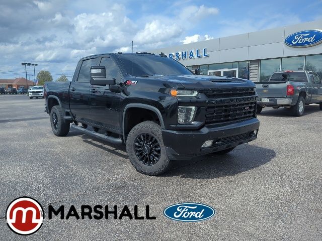 Black 2022 Chevrolet Silverado 2500HD LTZ Crew Cab 4WD Pickup Truck Four-Wheel Drive Automatic