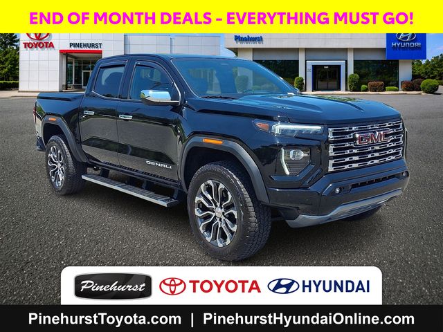 Black 2024 GMC Canyon Pickup Truck Four-Wheel Drive 8-Speed Automatic
