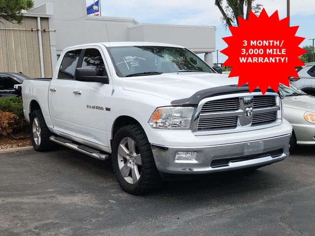 Bright White Clearcoat 2012 RAM 1500 Pickup Truck Four-Wheel Drive 6-Speed Automatic