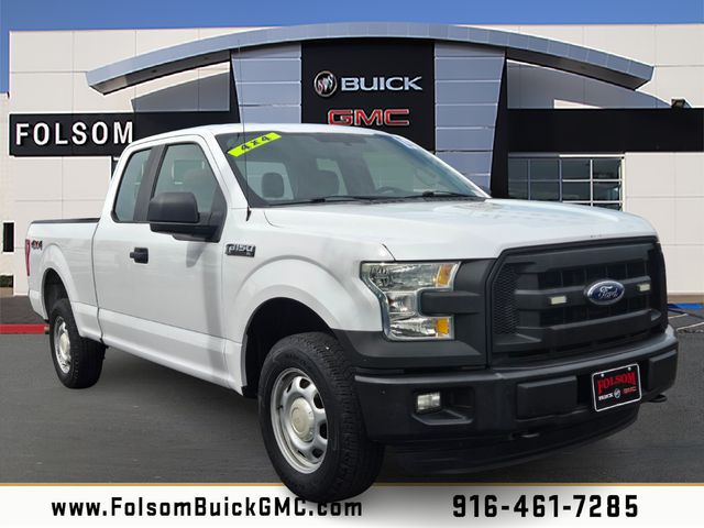 Oxford White 2015 Ford F-150 XL SuperCab 4WD Pickup Truck Four-Wheel Drive 6-Speed Automatic