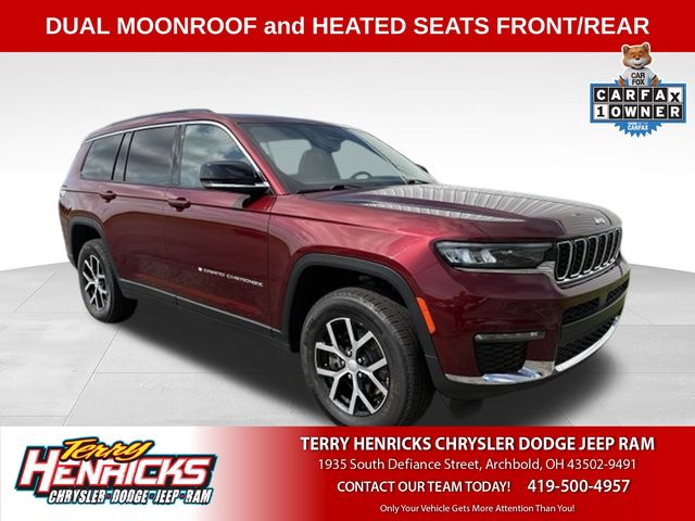 Velvet Red Pearlcoat 2024 Jeep Grand Cherokee L SUV / Crossover Four-Wheel Drive 8-Speed Automatic