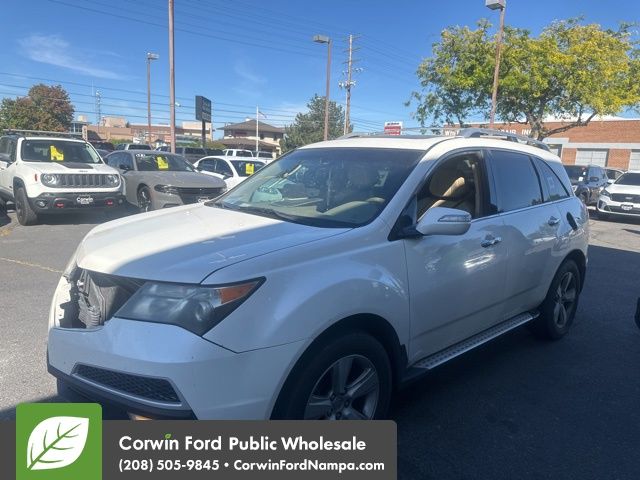 White 2010 Acura MDX SH-AWD with Technology and Entertainment Package SUV / Crossover All-Wheel Drive 6-Speed Automatic