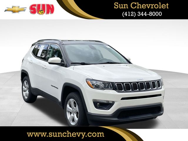 White Clearcoat 2020 Jeep Compass SUV / Crossover Four-Wheel Drive 9-Speed Automatic
