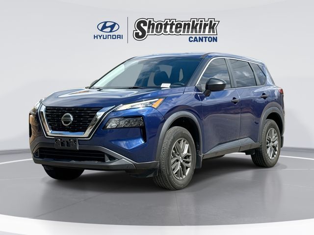 Caspian Blue Metallic 2021 Nissan Rogue S FWD SUV / Crossover Front-Wheel Drive Continuously Variable Transmission