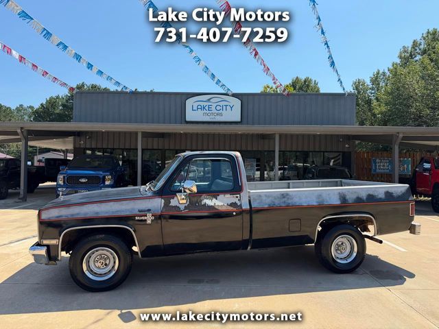 Black 1985 Chevrolet C/K 10 Pickup Truck Automatic