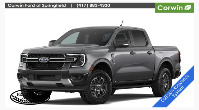 Carbonized Gray Metallic 2026 Ford Ranger XLT SuperCrew 4WD Pickup Truck Four-Wheel Drive Automatic
