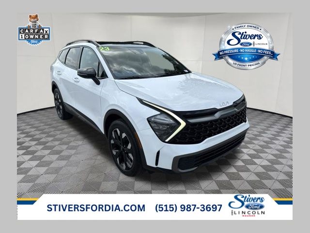 Glacial White Pearl 2023 Kia Sportage SUV / Crossover All-Wheel Drive 8-Speed Automatic