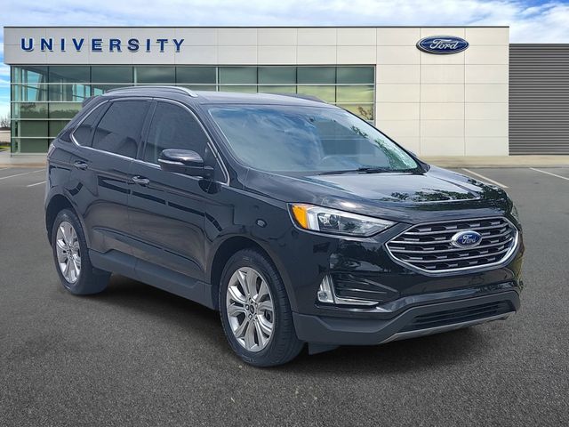 Agate Black Metallic 2023 Ford Edge Titanium AWD SUV / Crossover All-Wheel Drive 8-Speed Automatic