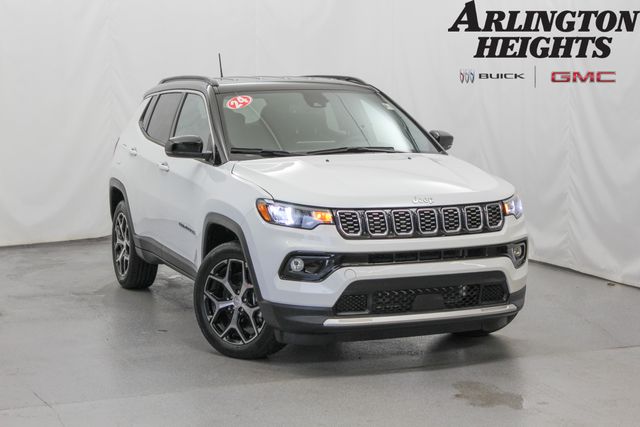 Bright White Clearcoat 2024 Jeep Compass SUV / Crossover Four-Wheel Drive 8-Speed Automatic