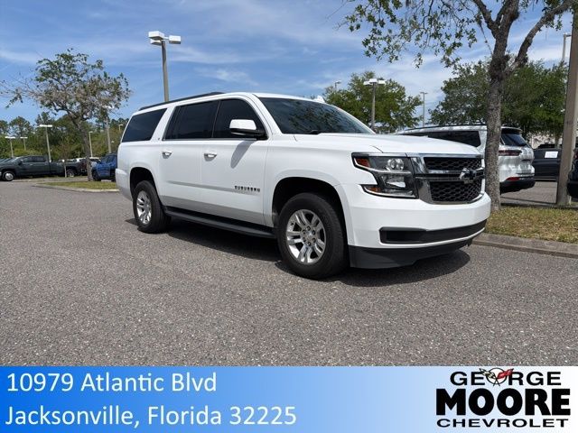 Summit White 2018 Chevrolet Suburban 1500 LT RWD SUV / Crossover 4X2 6-Speed Automatic Overdrive