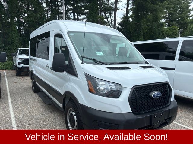 Oxford White 2024 Ford Transit Passenger Van Rear-Wheel Drive