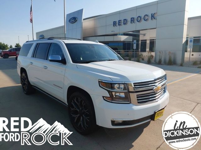 Summit White 2017 Chevrolet Suburban SUV / Crossover Four-Wheel Drive 6-Speed Automatic Overdrive