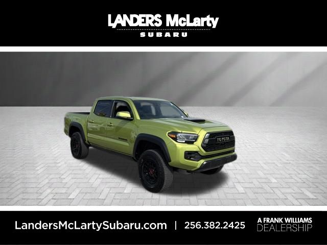 Green (Electric Lime) 2022 Toyota Tacoma Pickup Truck Four-Wheel Drive 6-Speed Automatic