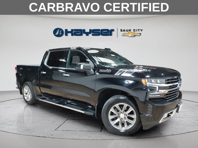 Black 2019 Chevrolet Silverado 1500 Pickup Truck Four-Wheel Drive Automatic