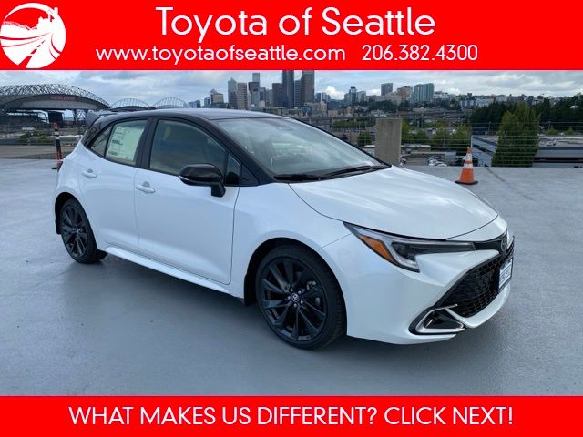 White (Wind Chill Pearl) 2026 Toyota Corolla Hatchback Hatchback Front-Wheel Drive Continuously Variable Transmission