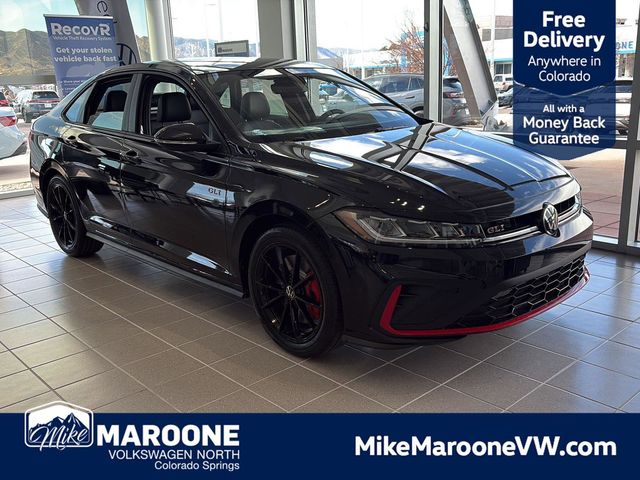 Deep Black 2026 Volkswagen Jetta GLI Autobahn FWD Sedan Front-Wheel Drive 6-Speed Manual