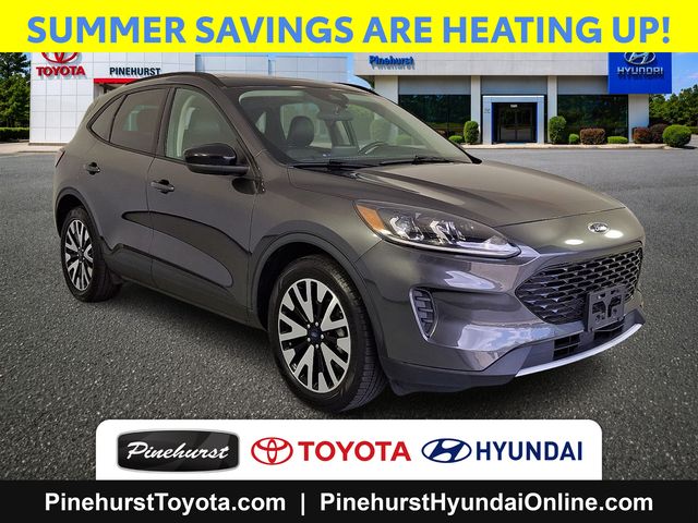 Gray 2020 Ford Escape Hybrid SUV / Crossover All-Wheel Drive Continuously Variable Transmission
