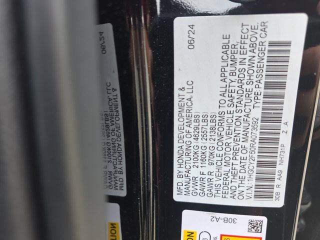 Used 2024 Crystal Black Pearl Honda Sport image 35
