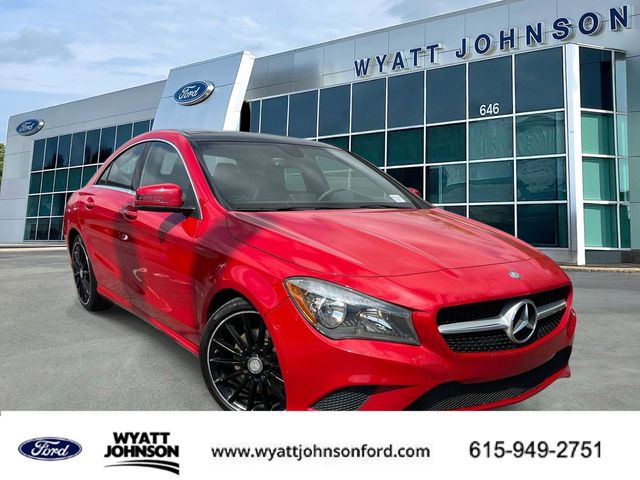 Red 2014 Mercedes-Benz CLA 250 4MATIC Sedan All-Wheel Drive 7-Speed Automatic