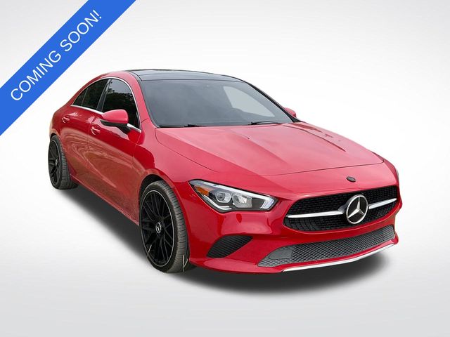 Red 2020 Mercedes-Benz CLA 250 FWD Coupe Front-Wheel Drive 7-Speed Automatic