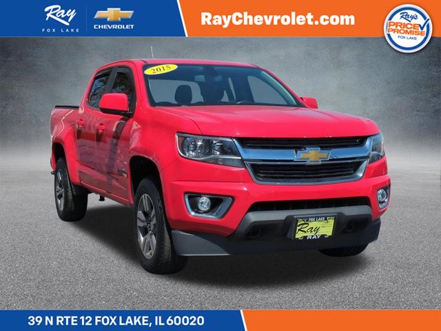Red Hot 2015 Chevrolet Colorado LT Crew Cab 4WD Pickup Truck Four-Wheel Drive 6-Speed Automatic
