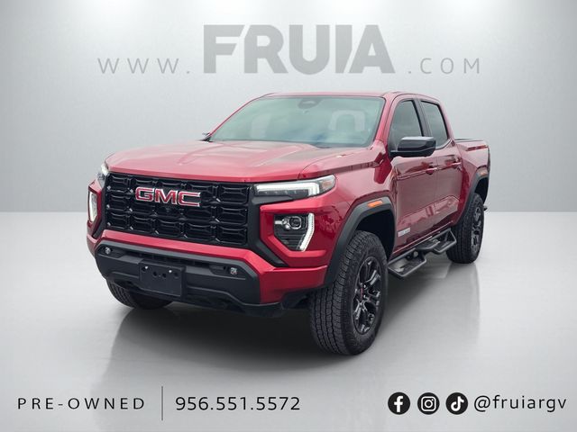 Volcanic Red Tintcoat 2024 GMC Canyon Elevation Crew Cab 4WD Pickup Truck Four-Wheel Drive 8-Speed Automatic