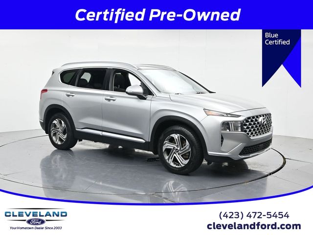 Shimmering Silver Pearl 2021 Hyundai Santa Fe SUV / Crossover Front-Wheel Drive 8-Speed Automatic