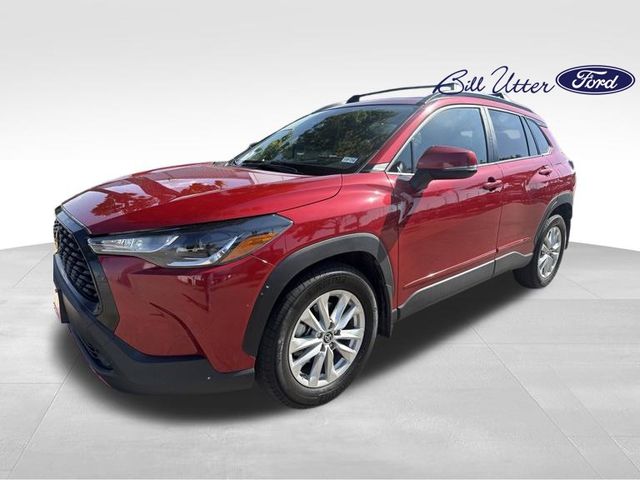 Barcelona Red Metallic 2022 Toyota Corolla Cross SUV / Crossover Front-Wheel Drive Continuously Variable Transmission
