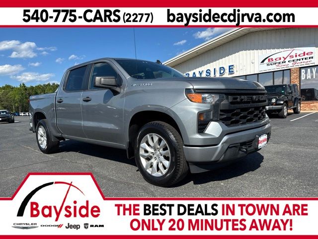 Sterling Gray Metallic 2023 Chevrolet Silverado 1500 Pickup Truck Four-Wheel Drive 8-Speed Automatic