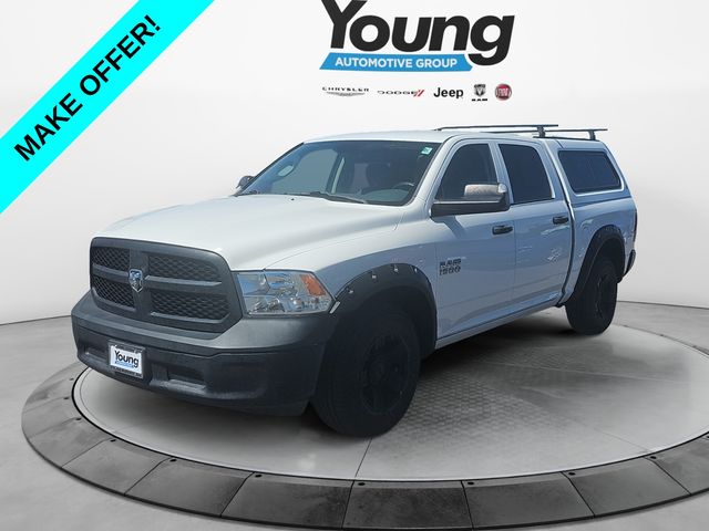 Bright White Clearcoat 2017 RAM 1500 Pickup Truck Four-Wheel Drive 8-Speed Automatic