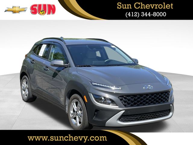 Ecotronic Gray 2023 Hyundai Kona SUV / Crossover All-Wheel Drive Continuously Variable Transmission