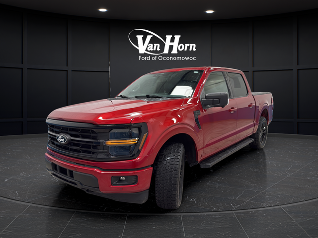 Used 2024 Rapid Red Metallic Tinted Clearcoat Ford XLT image 3