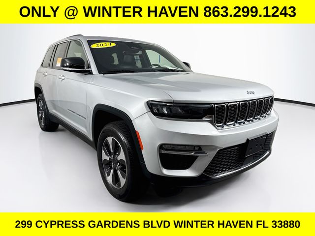 Silver 2024 Jeep Grand Cherokee 4xe SUV / Crossover Four-Wheel Drive 8-Speed Automatic