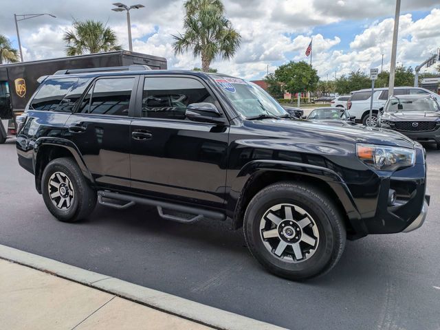 Midnight Black Metallic 2023 Toyota 4Runner TRD Off-Road Premium 4WD SUV / Crossover Four-Wheel Drive 5-Speed Automatic