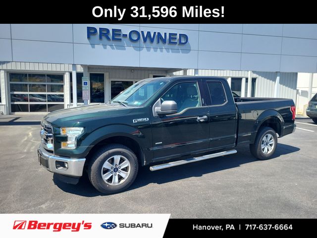 Green 2016 Ford F-150 XLT SuperCab Pickup Truck 4X2 6-Speed Automatic
