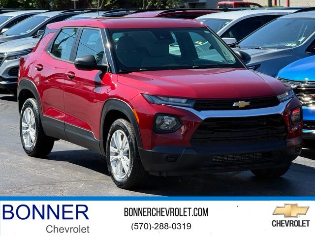 Scarlet Red Metallic 2021 Chevrolet Trailblazer LS AWD SUV / Crossover Four-Wheel Drive 9-Speed Automatic