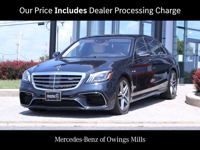 Anthracite Blue Metallic 2019 Mercedes-Benz S-Class Sedan All-Wheel Drive 9-Speed Automatic