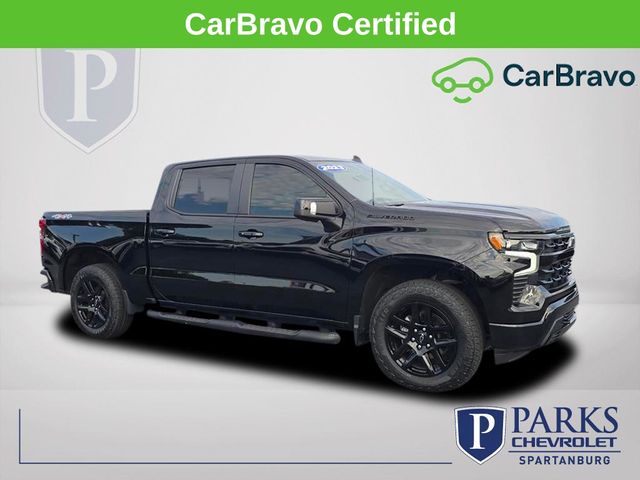 Black 2023 Chevrolet Silverado 1500 Pickup Truck Four-Wheel Drive Automatic